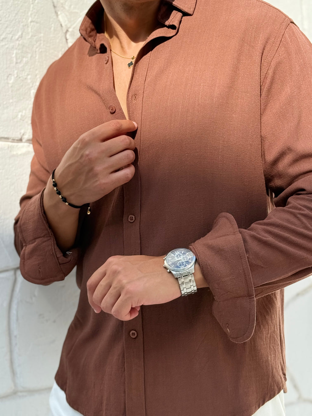Men's Pure Linen Shirt