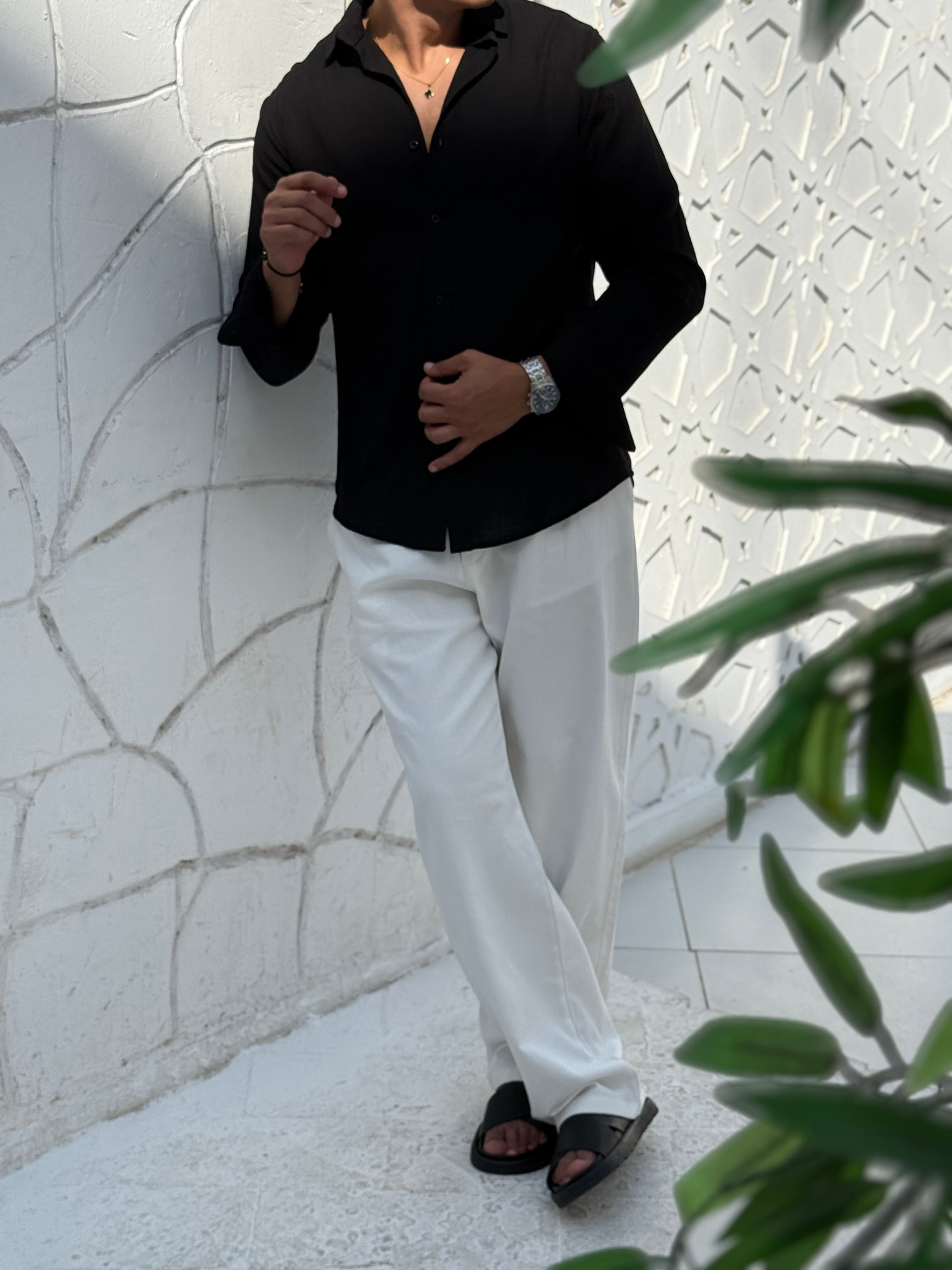 Men's Pure Linen Shirt