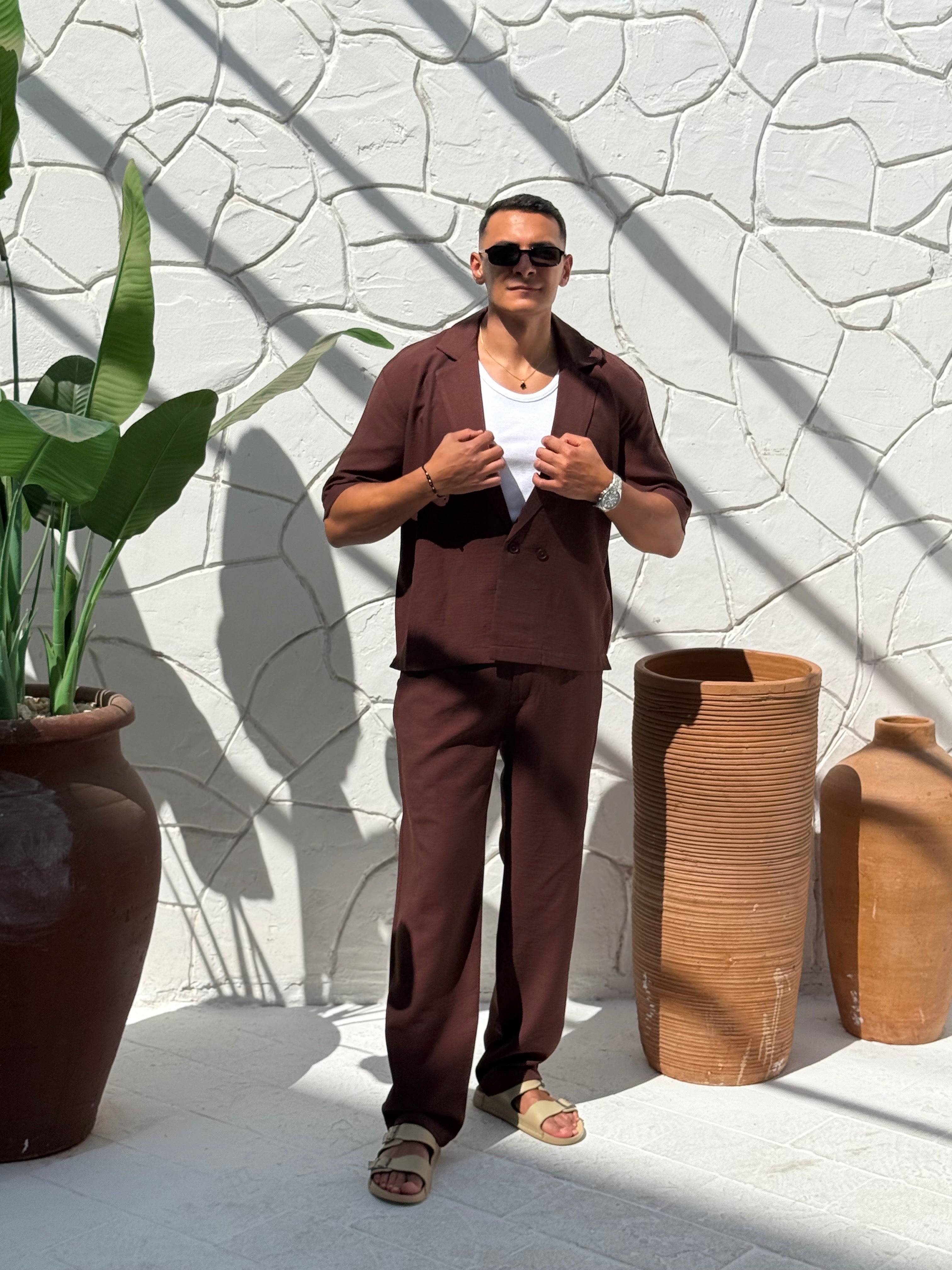Men's Classic set - Premium pure linen