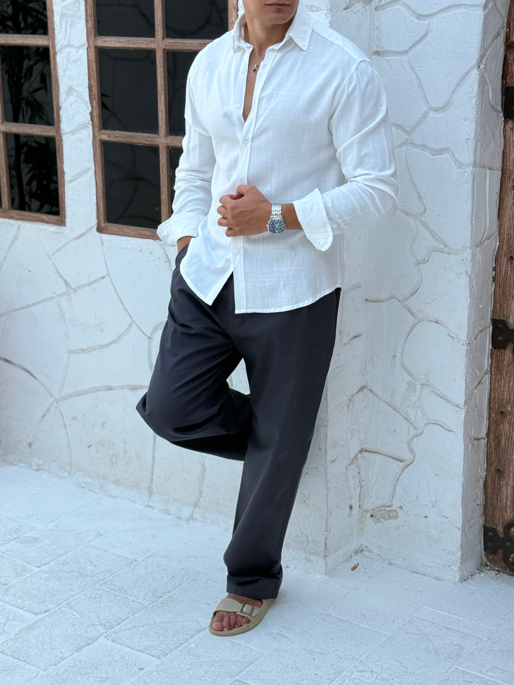 Men's Pure Linen Shirt