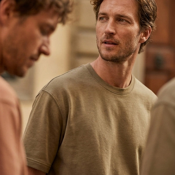 Men's cotton basic t-shirt